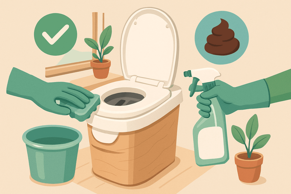 Trenntoiletten-Hygiene für Anfänger:innen – Der ultimative Putz-Guide (ohne Bullsh*t)